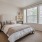 Bedroom with spacious areas and bright lighting